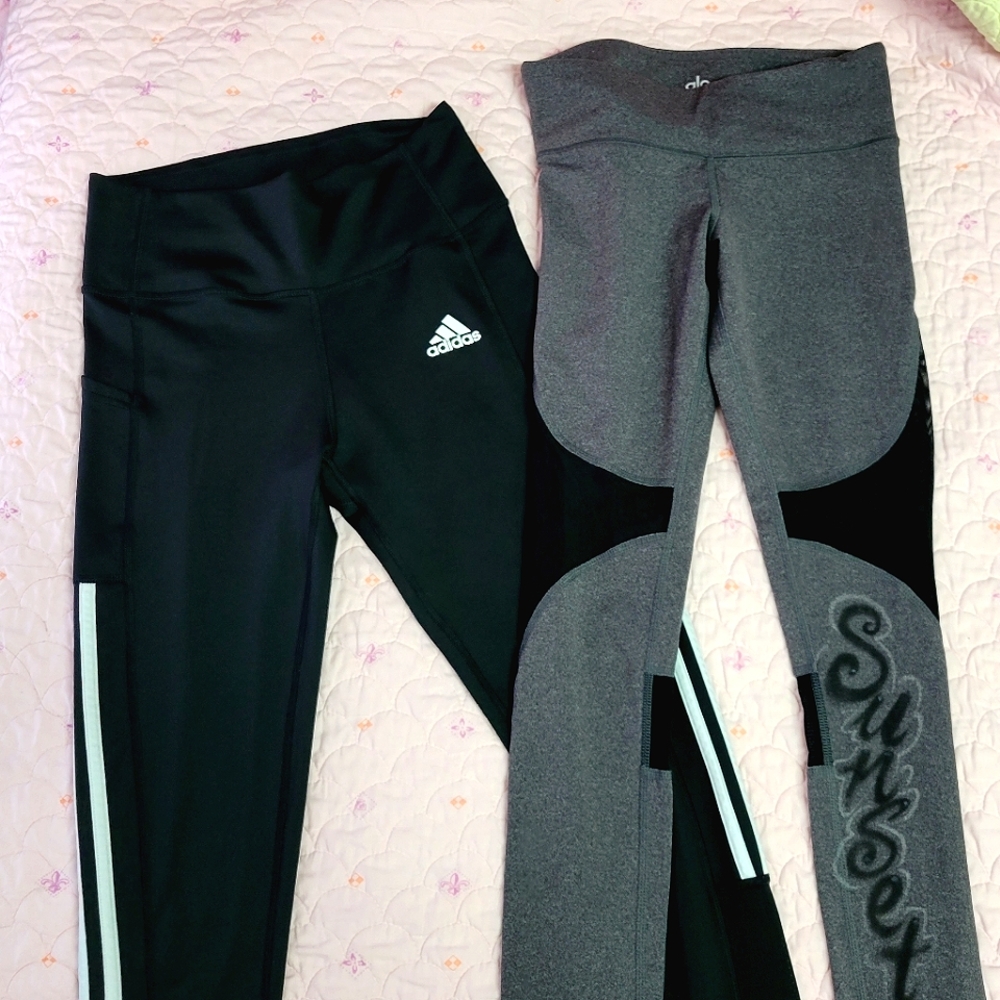 Adidas and alo leggings